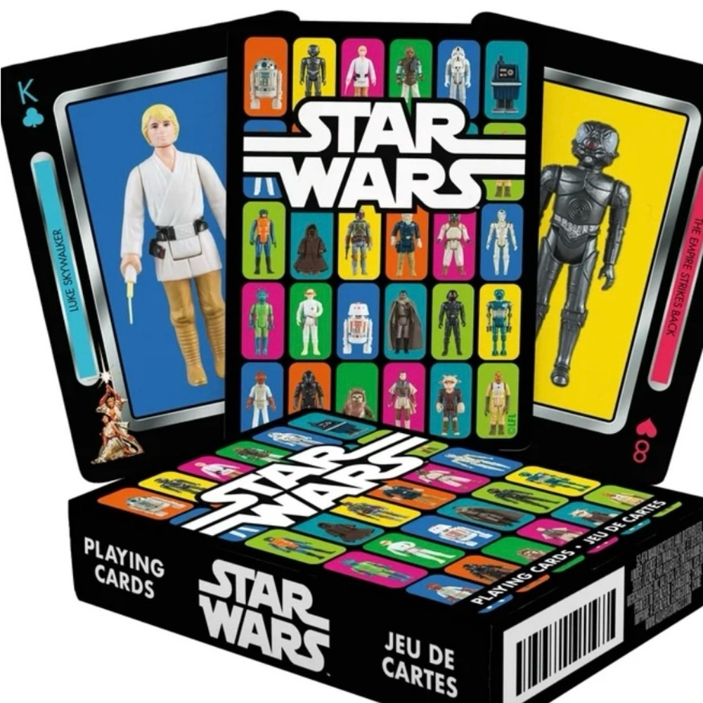 Aquarius Star Wars Action Figures Playing Cards